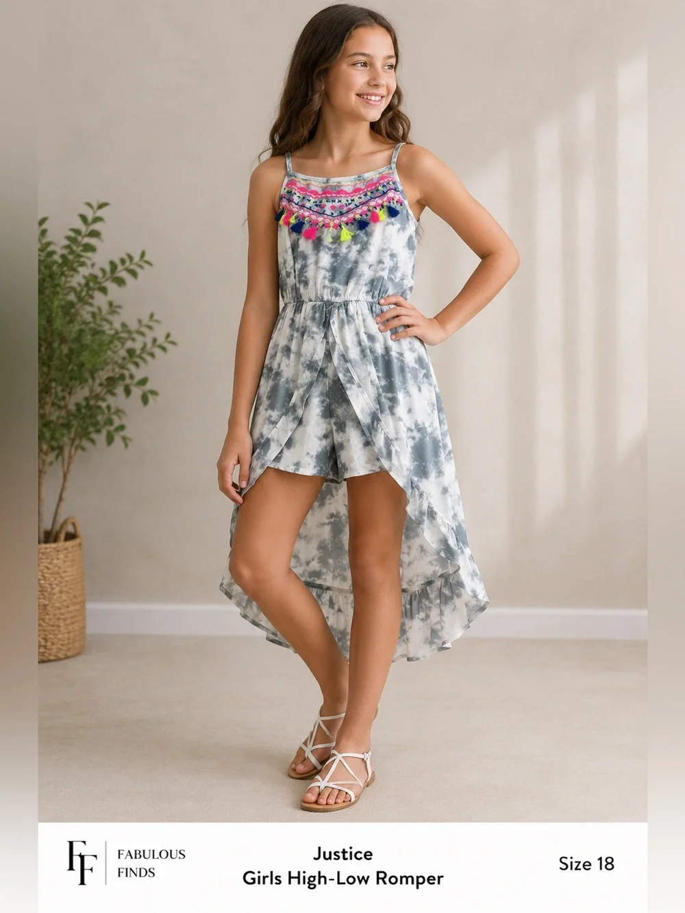 Justice beautiful romper